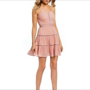 Brand new pink eyelet lace dress